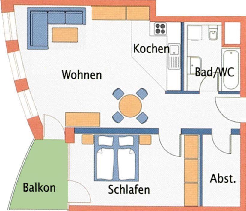 Apartment Strandhaus Nordseebrandung A4.2